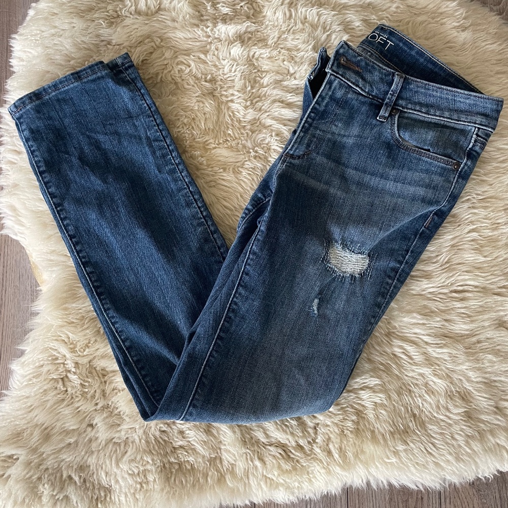 LOFT Curvy Straight jeans